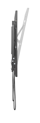 BRATECK 40"-70" Tilt Curved & Flat Panel TV Wall Mount. Max load 50kg. TV to Wall: 40mm. Max VESA 600x400 Colour: Black. - Office Connect 2018