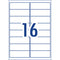 Avery Label L7162 General Use A4 16up 100 Sheets 99x34mm - Office Connect 2018