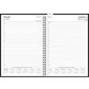 Collins Platinum A41 Day To Page Diary Black Wiro Even Year - Office Connect 2018