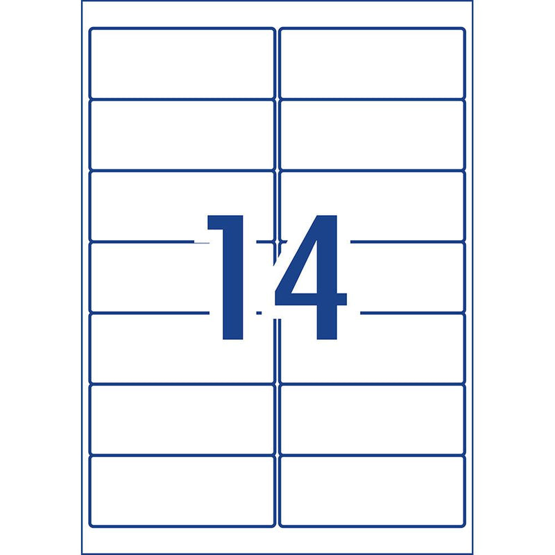 Avery Label L7163 General Use A4 14up 100 Sheets 99x38mm - Office Connect 2018