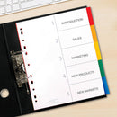 Avery Dividers A4 5 Tab Coloured PP Extra Wide - Office Connect 2018