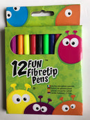 12 Fun Fibretip Pens