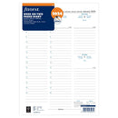 Filofax Refill Classic Week To View With Appointments Vertical A4 ML 2024 - Office Connect 2018