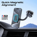 PROMATE SecureGrip 360 Cradleless Flexible Magnetic Smartphone Mount Holder. Designed for Dashboard & Windscreen. Metal Ring Included. Perfect for All Phones & Cases. - Office Connect 2018