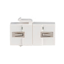 DYNAMIX USB 2.0 Keystone Jack. USB-A Female to Female Connectors. Fits FP-1KS and FP-2KS RJ45 Keystone Face Plates - Office Connect 2018