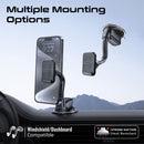 PROMATE SecureGrip 360 Cradleless Flexible Magnetic Smartphone Mount Holder. Designed for Dashboard & Windscreen. Metal Ring Included. Perfect for All Phones & Cases. - Office Connect 2018