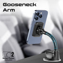 PROMATE SecureGrip 360 Cradleless Flexible Magnetic Smartphone Mount Holder. Designed for Dashboard & Windscreen. Metal Ring Included. Perfect for All Phones & Cases. - Office Connect 2018