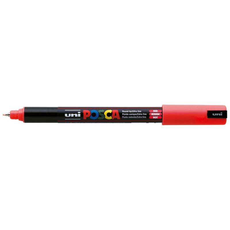 Uni Posca Marker 0.7mm Ultra-Fine Pin Tip Red PC-1MR - Office Connect 2018