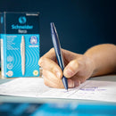 Schneider Ballpoint Pen Reco Medium Blue Ink Dark Blue Barrel - Office Connect 2018