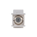 DYNAMIX F to F Keystone Adapter Female Connectors on the Front and Back. For use with Keystone Panels or Wall Plates. - Office Connect 2018