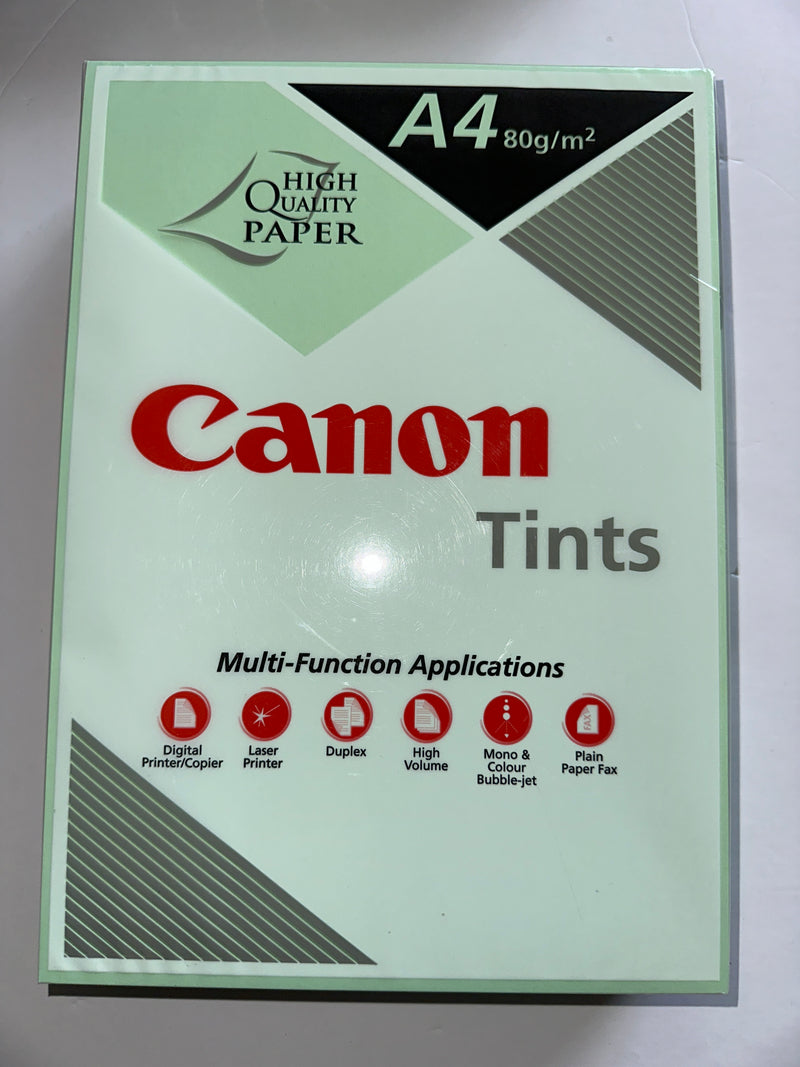 Canon Tints A4 Paper (80 GSM, 500 Sheets) - Available in Various Colors