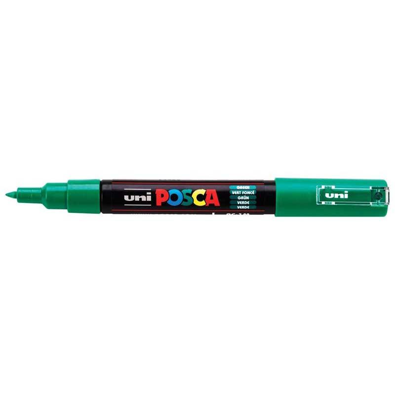 Uni Posca Marker 0.7mm Ultra-Fine Round Tip Asstd Pack 12 PC-1M - Office Connect 2018