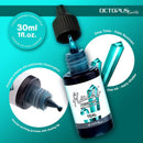 Octopus Fluids Resin Ink Teal Turquoise 30ml - Office Connect 2018