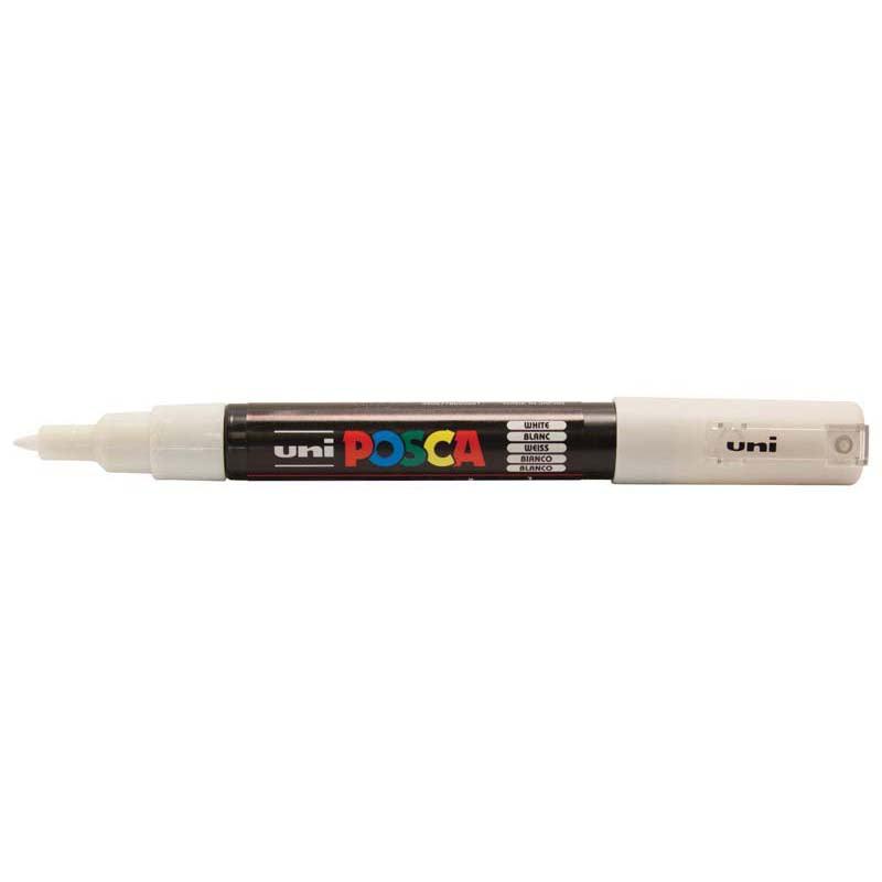 Uni Posca Marker 0.7mm Ultra-Fine Round Tip Asstd Pack 12 PC-1M - Office Connect 2018