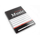 Silvine Music Manuscript Book A4 100 Pages 12 Stave Wiro Bound - Office Connect 2018