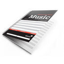 Silvine Music Manuscript Book A4 100 Pages 12 Stave Wiro Bound - Office Connect 2018