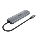UNITEK USB 3.1 4-in-1 Multi-Port Hub with USB-C Connector. Includes 4x USB-A Ports + Micro-B Power Port. Data Transfer Rate up to 5Gbps. Plug and play. Space Grey Colour. - Office Connect 2018
