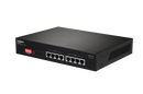 EDIMAX 8 Port 10/100/1000 Gigabit PoE+ Switch with DIP Switch. PoE delivery up to 200m. Power budget: 130W. Auto Energy Saving. Functions. Plug and Play.  VLAN and Loop Protection. VLAN & QoS. - Office Connect 2018