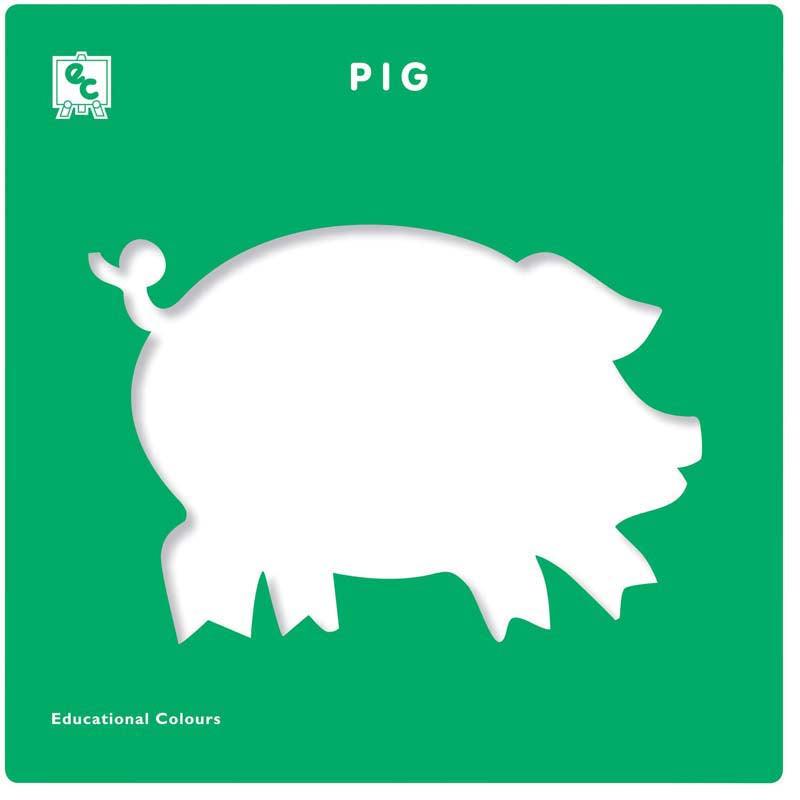 EC Stencil Set Farmyard Set of 6 - Office Connect 2018