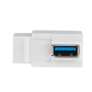 DYNAMIX USB 3.0 Keystone Jack USB-A Female to Right Angled USB-A Female Connector. - Office Connect 2018