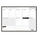 Pukka Carpe Diem Weekly Planner Pad Black - Office Connect 2018