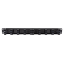 DYNAMIX 19'' Cable Management Bar. Supplied with Cage Nuts. 70mm Deep. - Office Connect 2018