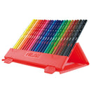 Milan Flexibox Coloured Pencils Triangular Pack 24 Assorted Colours - Office Connect 2018