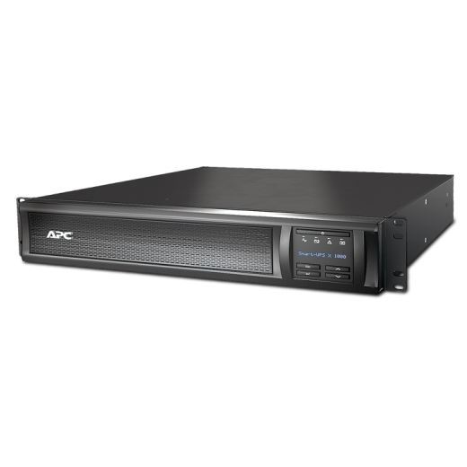 APC Smart-UPS 1000VA (800W) 2U Rack /Tower. 230V Input/Output. 8x IEC C13 Outlets. With Battery Backup. Intuitive LCD interface. USB, RJ-45 Serial, & SmartSlot Connectivity Audible Alarm.