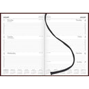 Milford Rhapsody A53 Week To View Diary Even Year Mulberry - Office Connect 2018