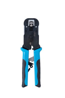 DYNAMIX Heavy Duty Push Through Crimper with Built-in Stripping & Cutting Blade. Ratcheted handle, Replaceable Trimming blade. **Replacement Blades - PTC-BLADE - Office Connect 2018