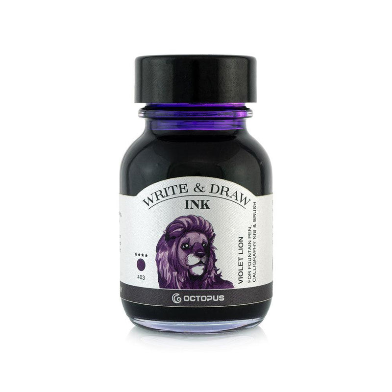 Octopus Fluids Write and Draw Ink 403 Violet Lion 50ml - Office Connect 2018