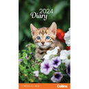 Collins Rosebank Diary Cats & Kittens 2 Weeks to View Even Year - Office Connect 2018