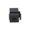 DYNAMIX USB-C 3.1 Keystone Jack Female to Female Connectors. Supports 5A, 20V Pass Through. Black Colour. - Office Connect 2018