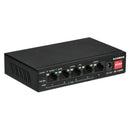 EDIMAX 5 Port 10/100/1000 Gigabit Ethernet with 4x PoE+ Ports and DIP Switch. PoE delivery up to 200m. Power Budget: 60W. Auto Energy Saving Functions. Plug and Play. VLAN and Loop Protection. - Office Connect 2018