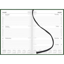Milford Rhapsody A43 Week To View Diary Even Year Racing Green - Office Connect 2018