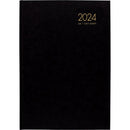 Milford Windsor A41 Day To Page Diary Black Even Year - Office Connect 2018