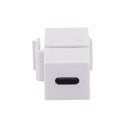 DYNAMIX USB-C 3.1 Keystone Jack Female to Female Connectors. White Colour. - Office Connect 2018