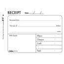 Collins Cash Receipt 45DL Duplicate No Carbon Required - Office Connect 2018