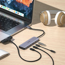 UNITEK 4-in-1 Multi Port Hub with USB-C Connector. Includes 4 x USB-C Ports. USB3.0 with a Data Trandfer Rate of up to 5Gbps. Backwards Compatible with USB 2.0/ 1.1. Plug JUNE Promo - Includes FREE C137W - Office Connect 2018