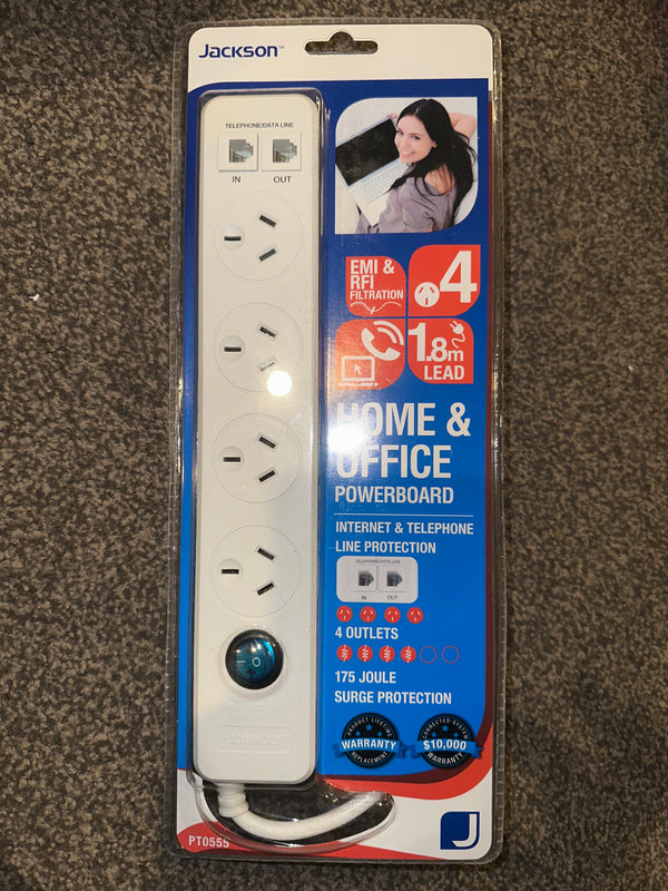 4 Outlet Powerboard - Office Connect 2018