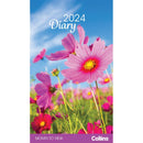 Collins Rosebank Diary Floral Month to View Even Year - Office Connect 2018