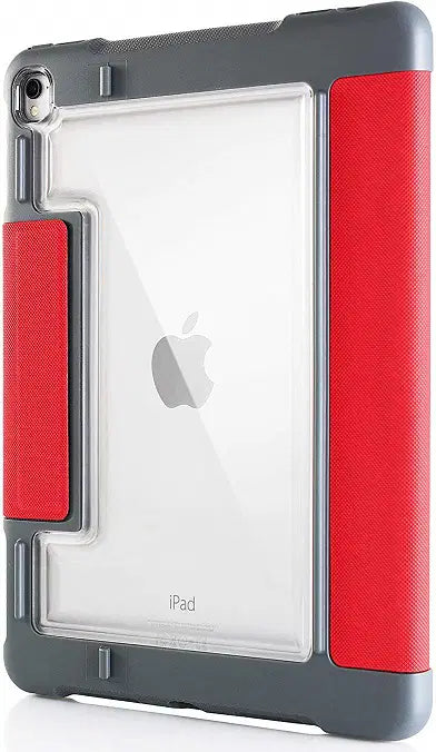 STM Dux Plus Duo Folio Case with Apple Pencil Storage for iPad Air 2019 & iPad Pro 10.5 Inch - Red