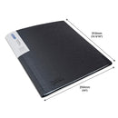 Rapesco Germ-Savvy Antibacterial A4 Display Book 40 Pocket Black - Office Connect 2018