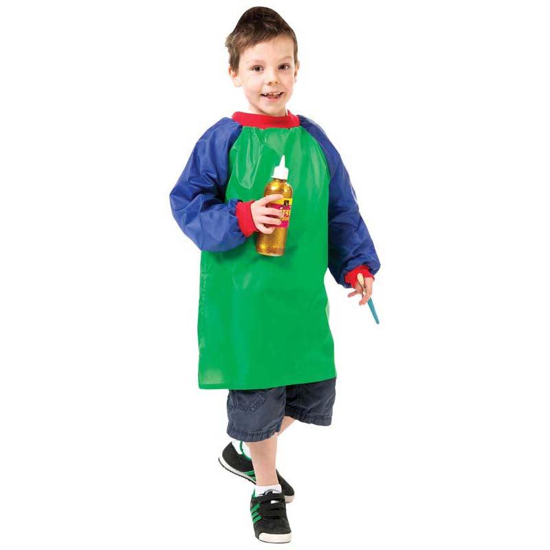 EC Smock Junior 5-8 Year Green - Office Connect 2018