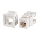 DYNAMIX Cat5e 180 Unshielded Keystone Jack, with Keystone to PDL600 Series Compatible Modular Clip. Colour White - Office Connect 2018