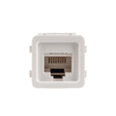 DYNAMIX Cat5e 180 Unshielded Keystone Jack, with Keystone to PDL600 Series Compatible Modular Clip. Colour White - Office Connect 2018