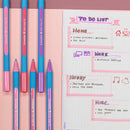 Schneider Ballpoint Pen Slider Edge XB Pastel Flamingo - Office Connect 2018