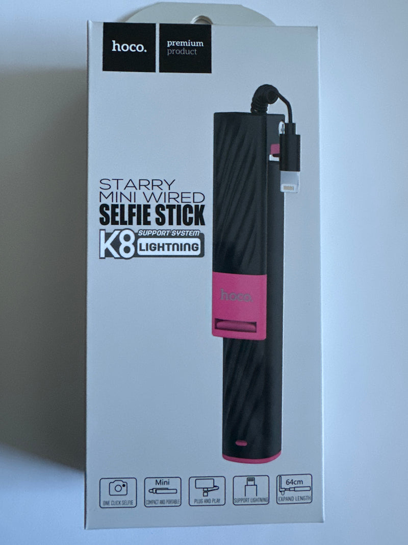 Hoco K8 Starry Mini Wired Selfie Stick - Office Connect 2018
