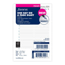 Filofax Refill Classic Day Per Page With Appointments Pocket 2024 - Office Connect 2018