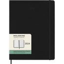 Moleskine Diary 12 Month Weekly + Notes HC XL Black - Office Connect 2018